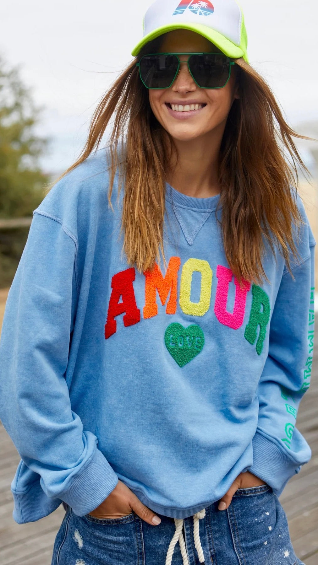 Limited Edition Amour Sweat Blue