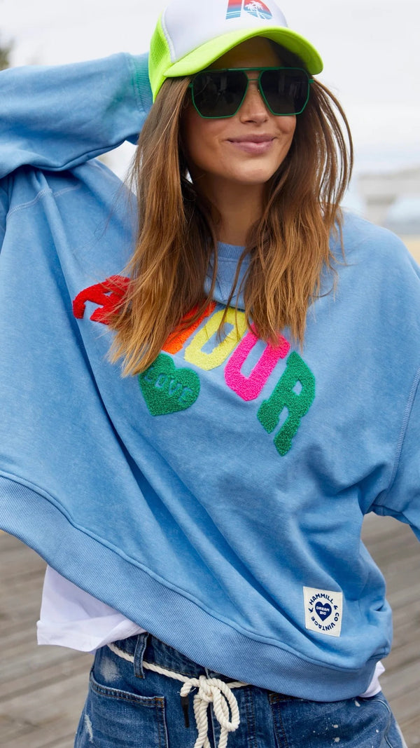 Limited Edition Amour Sweat Blue