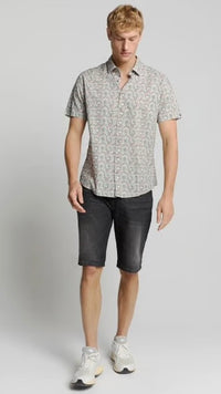 Woven Shirt Short Sleeve Sand