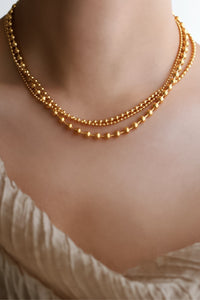 FMN190 Ball Beaded Chains Gold Plated