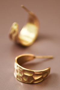 FME343 Hammered Gold Plated