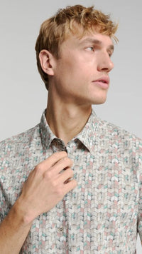 Woven Shirt Short Sleeve Sand