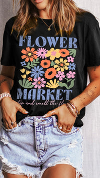 Flower Market Tee
