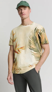 Knitted T Shirt Crewneck Sand