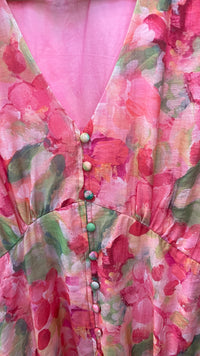 Cheerful Dress Canvas Bloom
