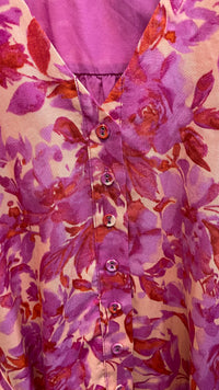 Louisiana Mid Slv Mini Dress Pink Delight
