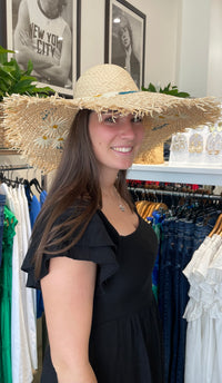 UBH050 Daisy Straw Hat Natural