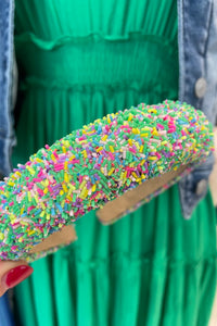 HA040 Confetti Headband Sprinkle Green