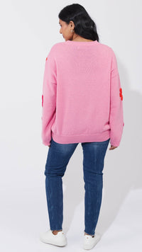 Delphi Jumper - Chilli/Pink