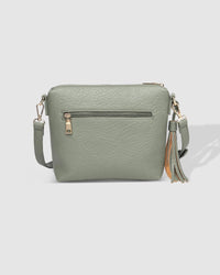 Kasey Textured Crossbody Bag Light Khaki