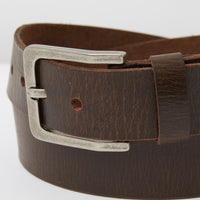 Billy Basic Leather Belt Chocolate