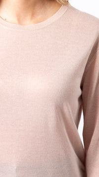 Shimmer Top Rose