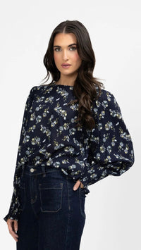 Timely Top Navy Zest
