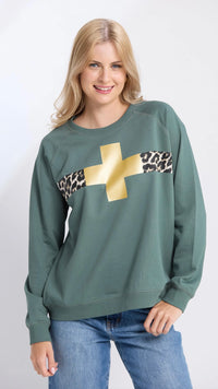 Classic Sweater Moss Star Crossed