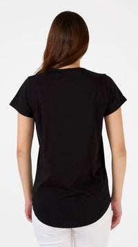 T-Shirt Icon Stripe Black