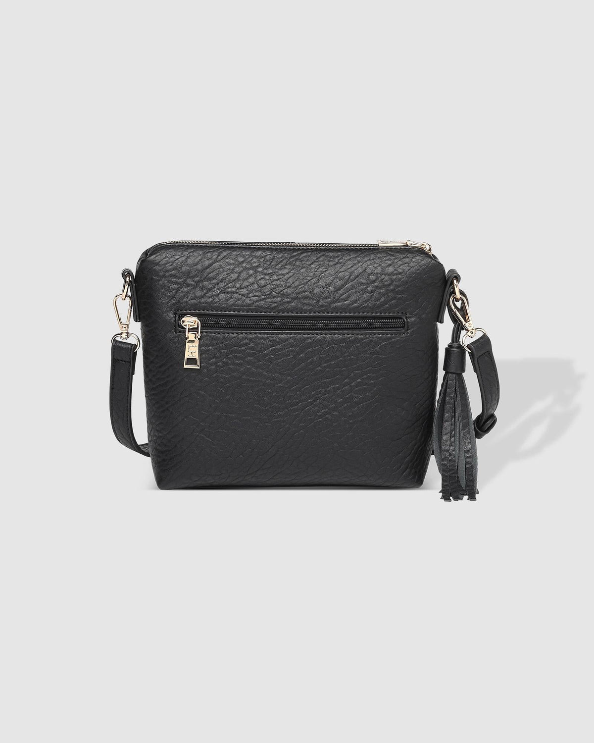 Kasey Textured Crossbody Bag Black