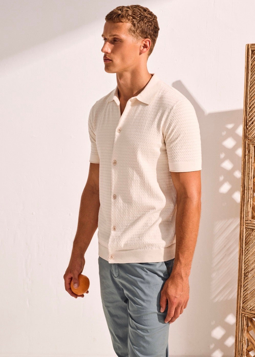 No Excess Short Sleeve Cream