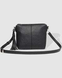 Kasey Textured Crossbody Bag Black