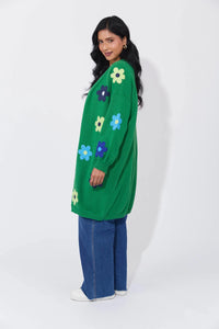 Delphi Cardigan Blue/Oasis
