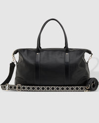 Alexis Weekender Travel Bag Black Ezra