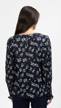 Timely Top Navy Zest