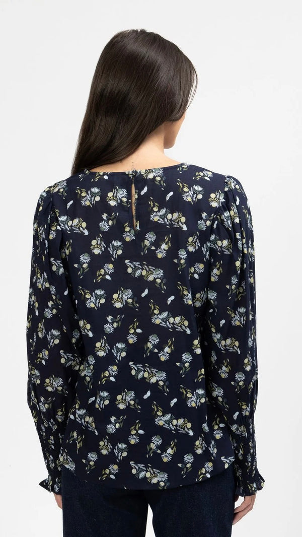 Timely Top Navy Zest