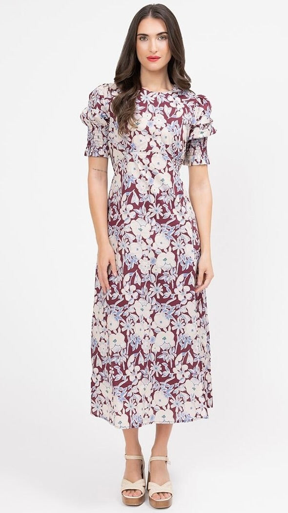 Sunset Dress Merlot Field