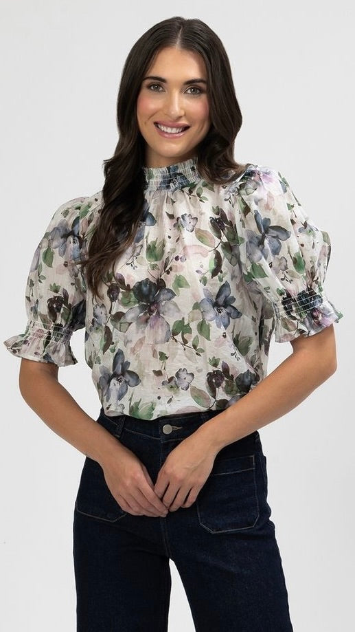 Notting Hill Top SS Water Bloom