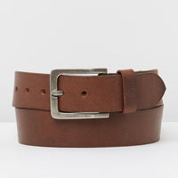 Billy Basic Leather Belt Tan