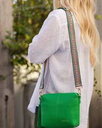 Kasey Crossbody Bag Apple Green