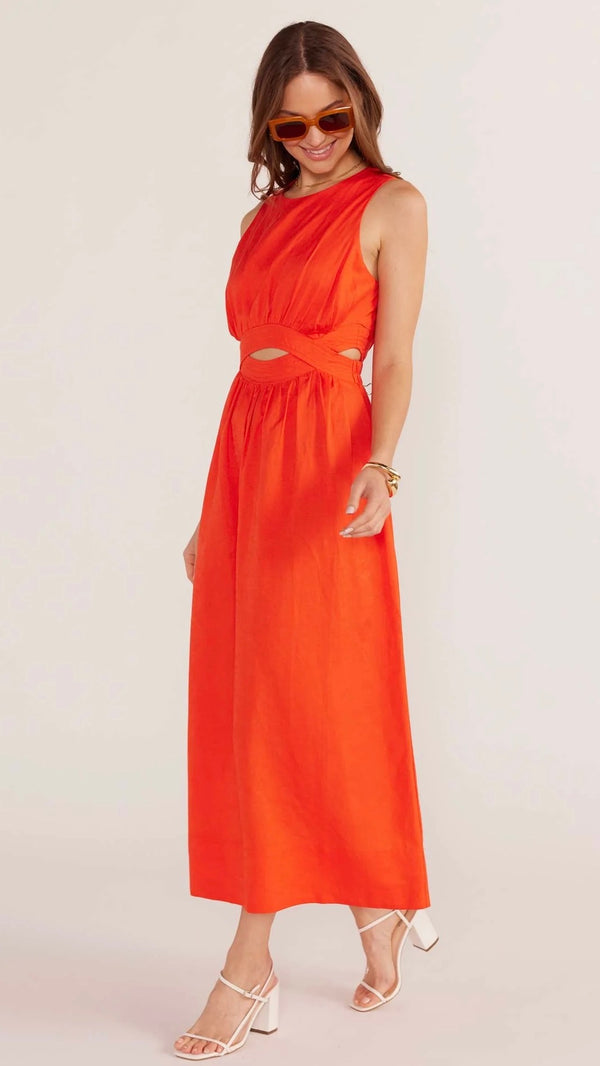 Nerida Cut Out Midi Dress