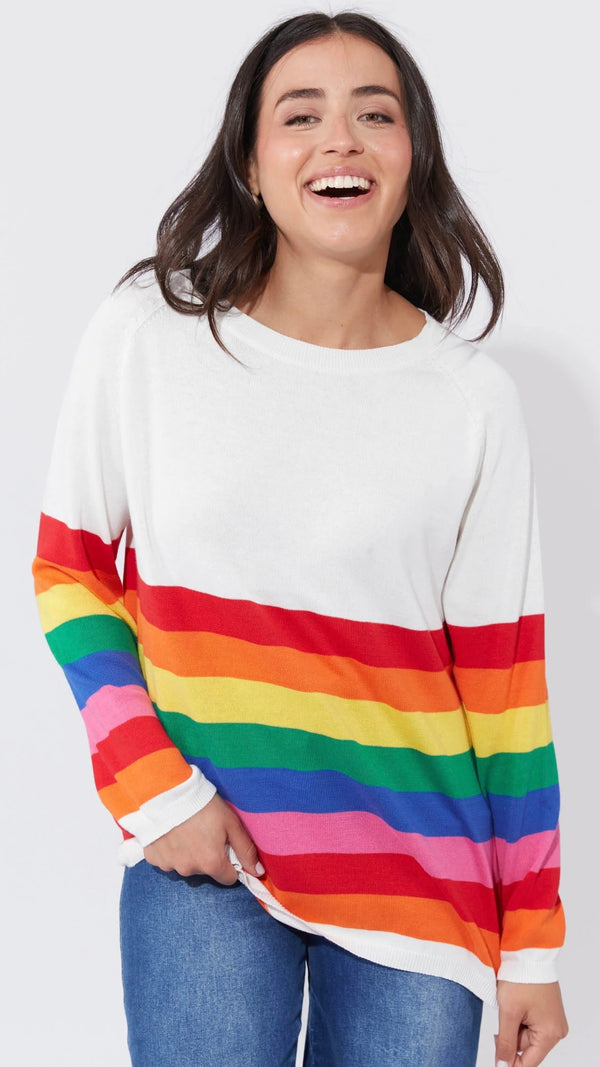 Florida Stripe Jumper Rainbow