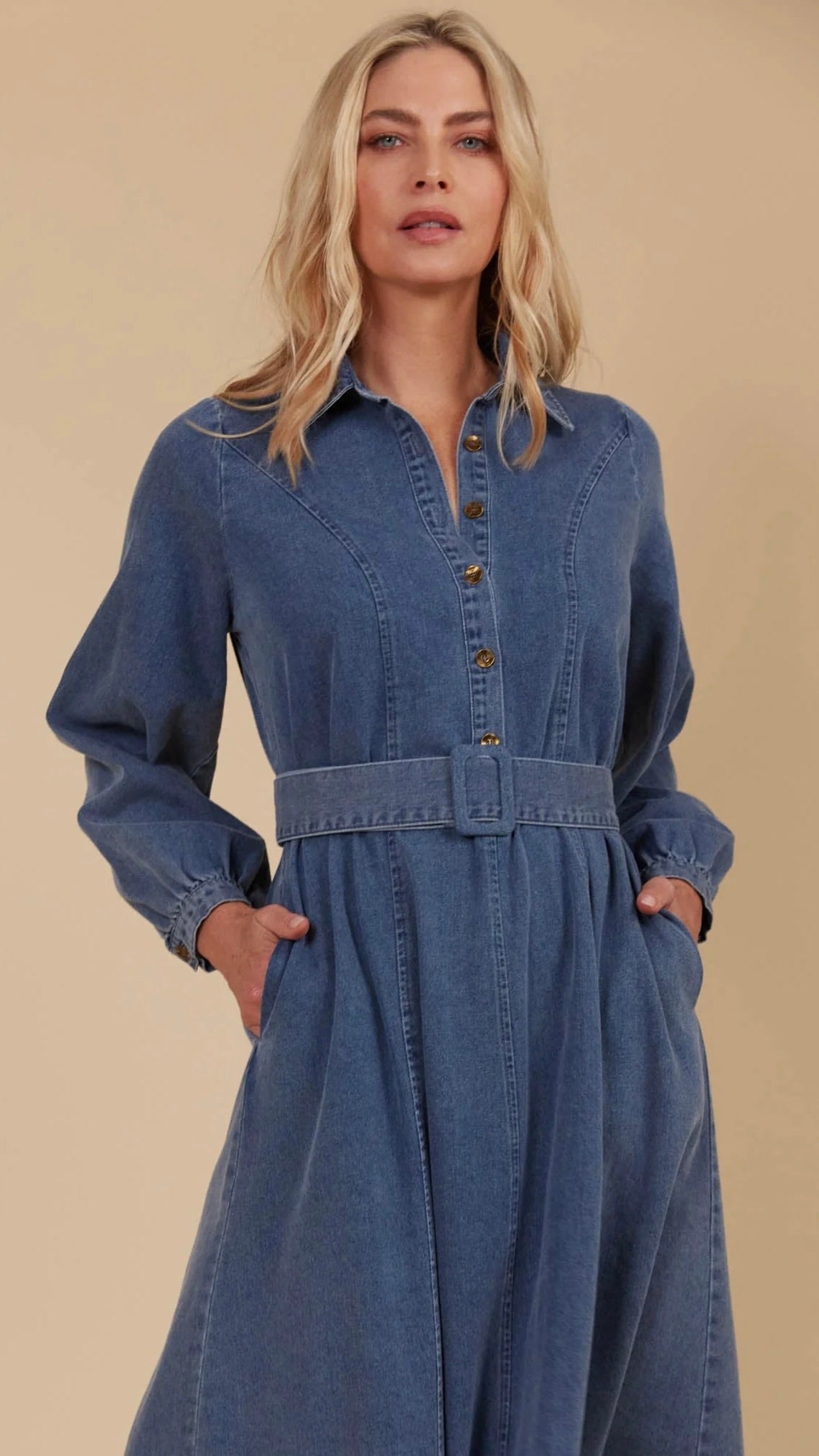 Freya Dress Denim