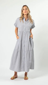 Penelope Dress Classic Stripe