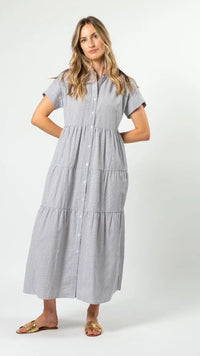 Penelope Dress Classic Stripe