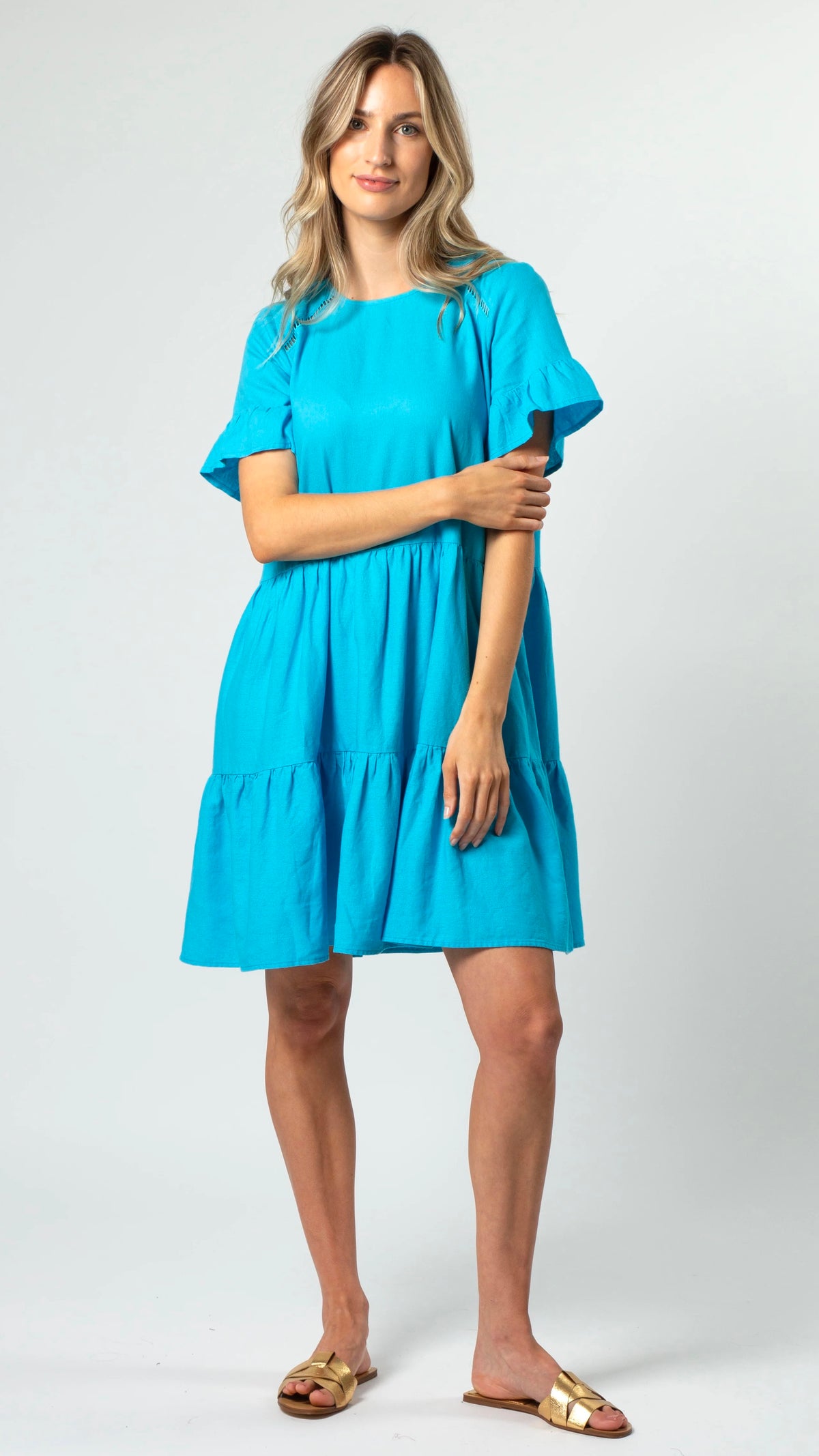 Molly Dress Santorini Blues