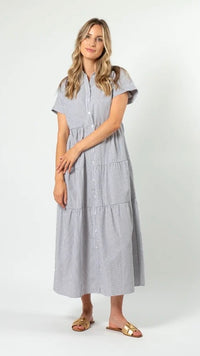 Penelope Dress Classic Stripe