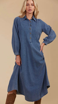 Freya Dress Denim