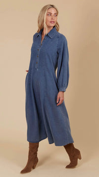 Freya Dress Denim