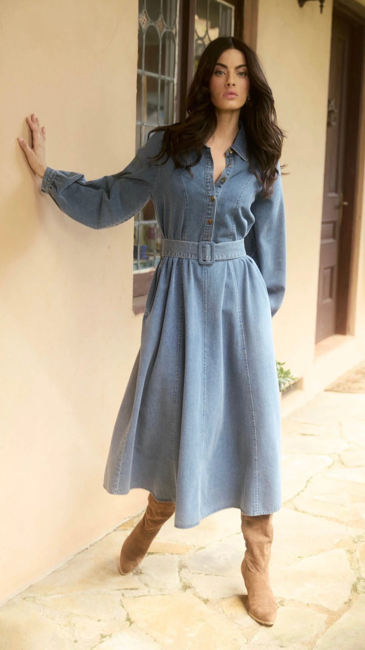 Freya Dress Denim