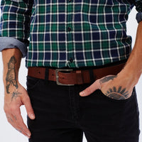 Billy Basic Leather Belt Tan