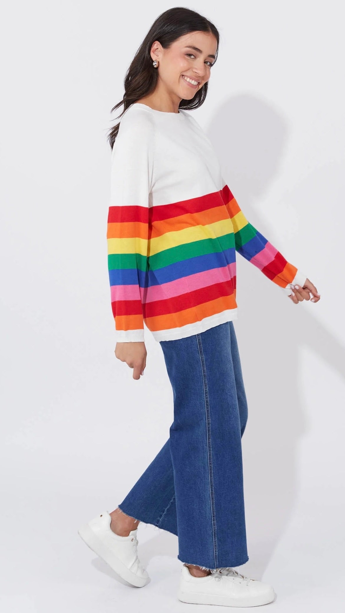 Florida Stripe Jumper Rainbow