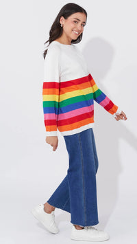 Florida Stripe Jumper Rainbow