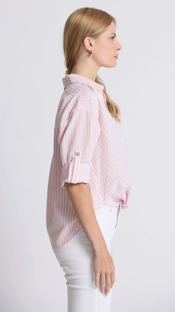 On Repeat Blouse Rose Stripe