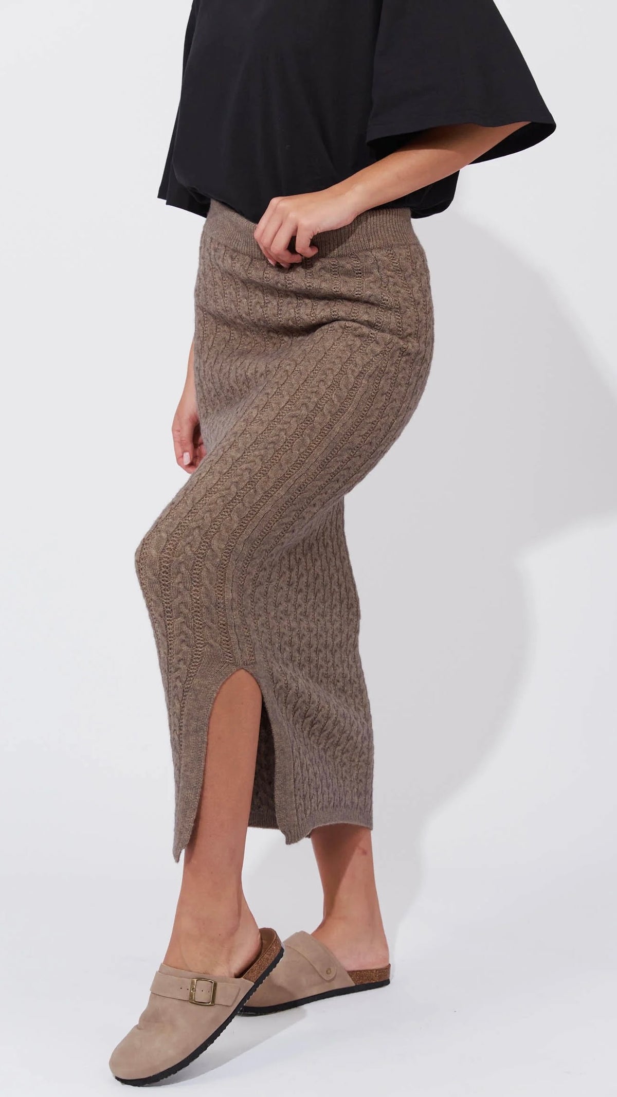 Cadiz Knit Skirt Marle