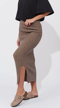Cadiz Knit Skirt Marle