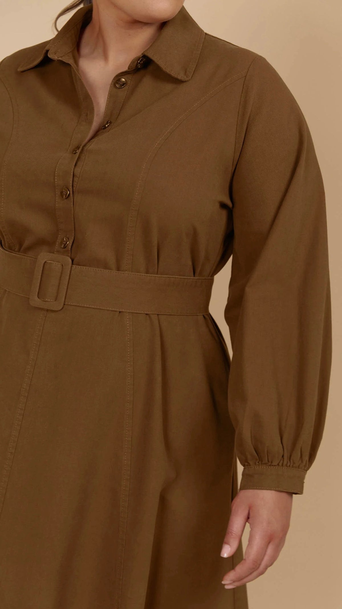 Freya Dress Toffee