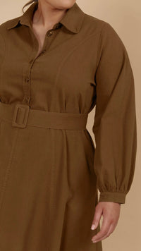 Freya Dress Toffee