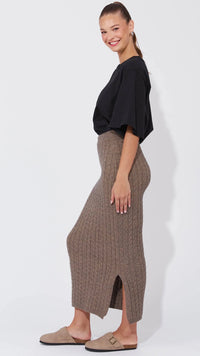 Cadiz Knit Skirt Marle
