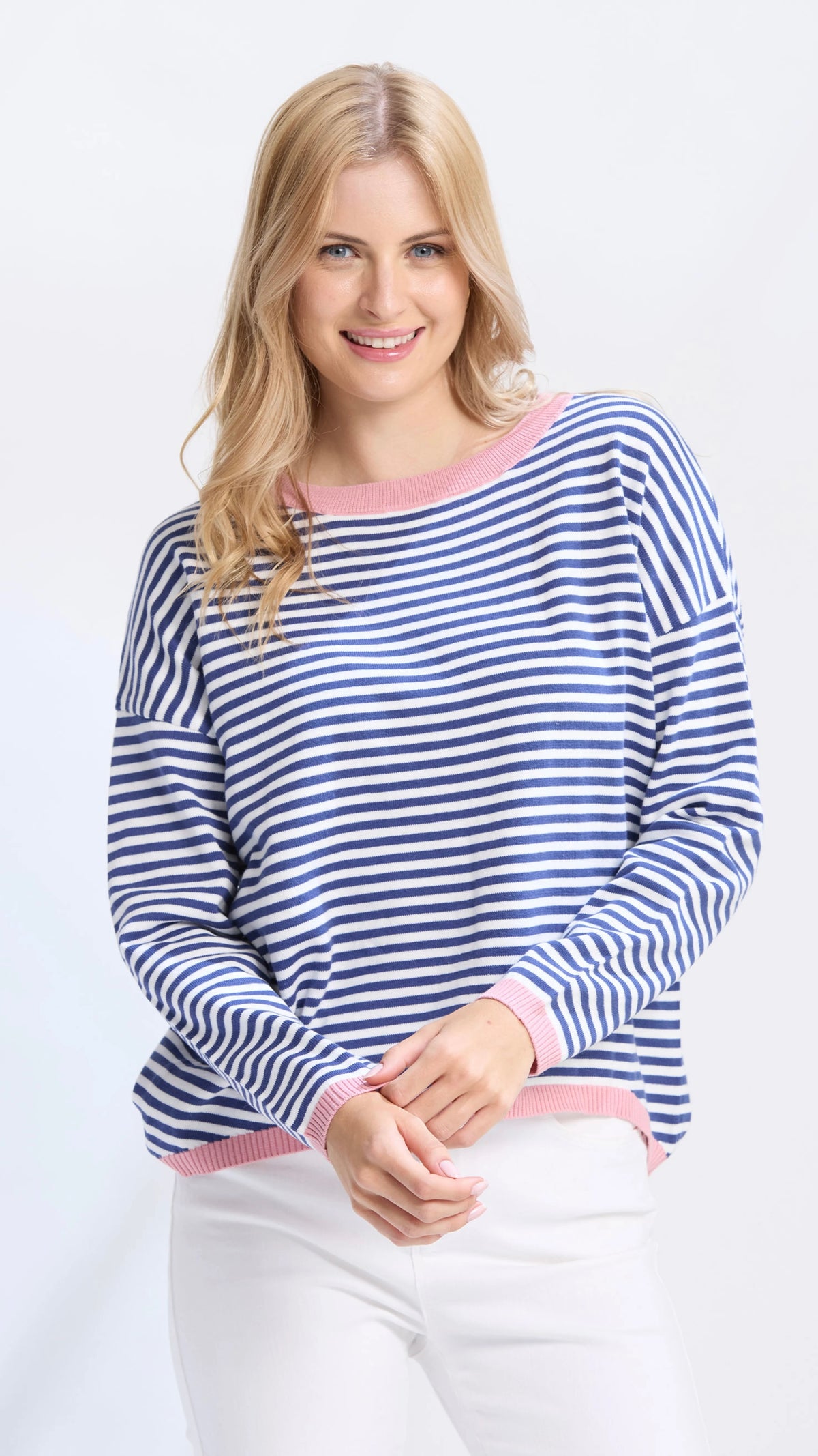 Street Jumper Denim Stripe